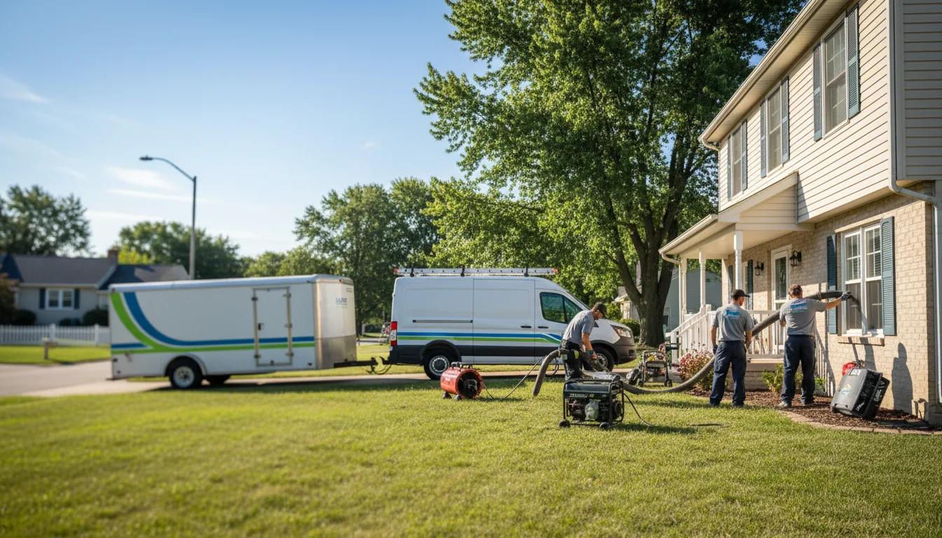 Flooded Basement Restoration And Cleanup With Repair in Bennington, KS near me